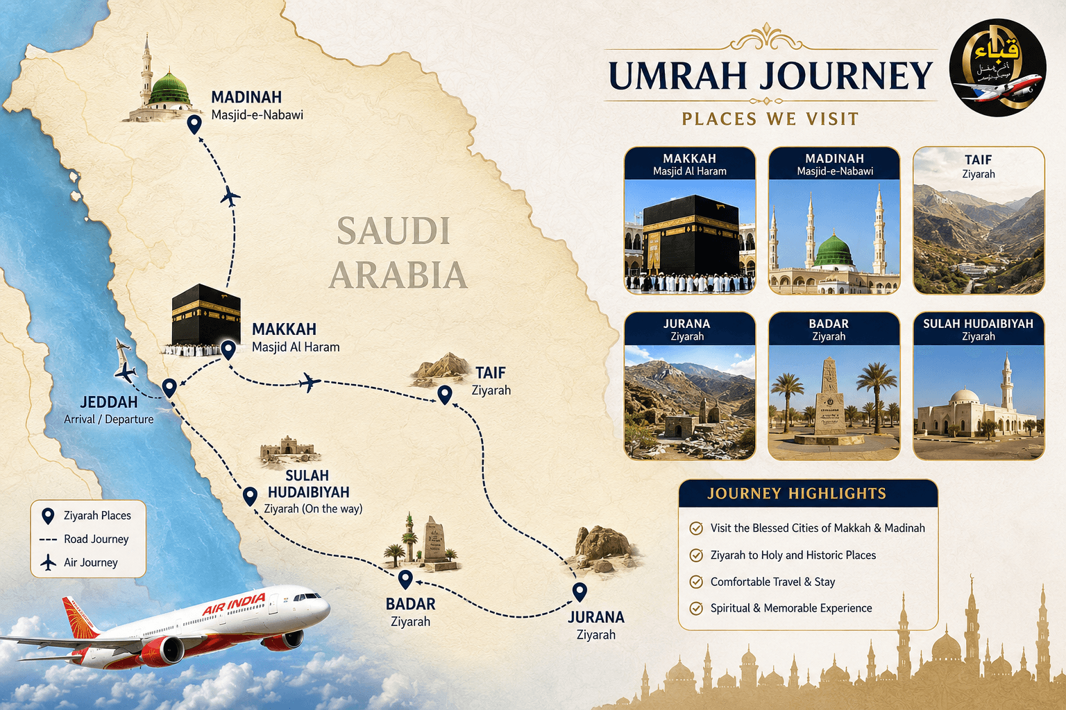 September 15 Days Umrah Package 2026